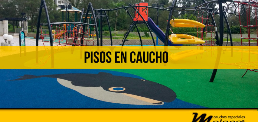 Pisos en caucho en Medellín para parques infantiles